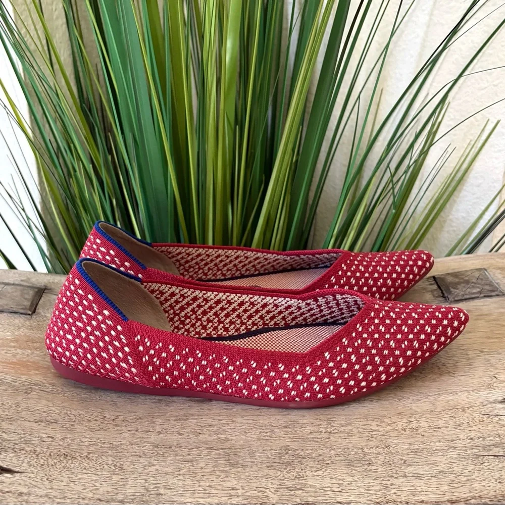 Rothy’s Apple Honeycomb The Pointed Flats